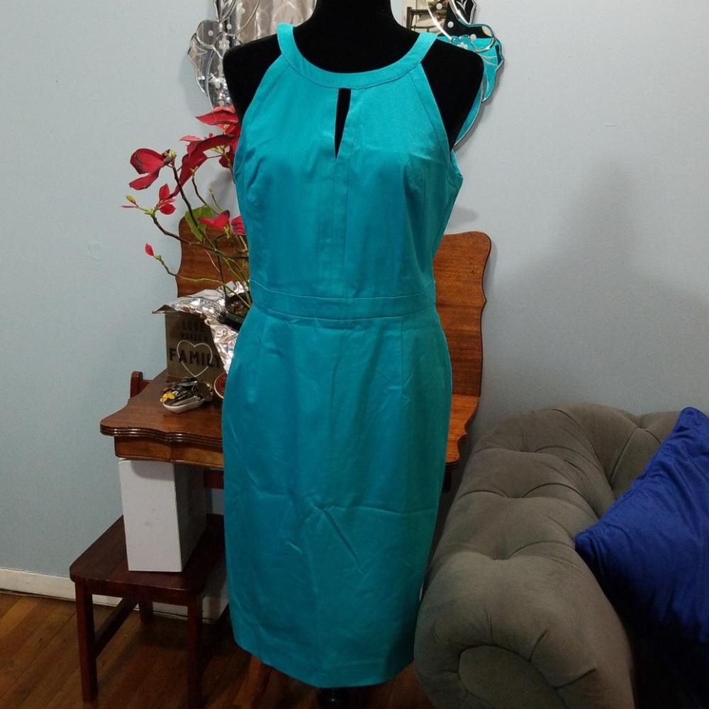 Turquoise Calvin Klein Dress